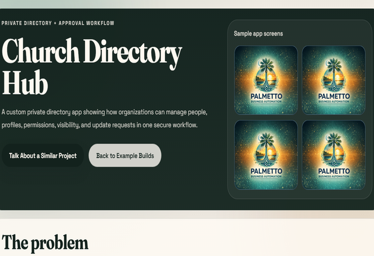 Church Directory Hub screenshot preview 1